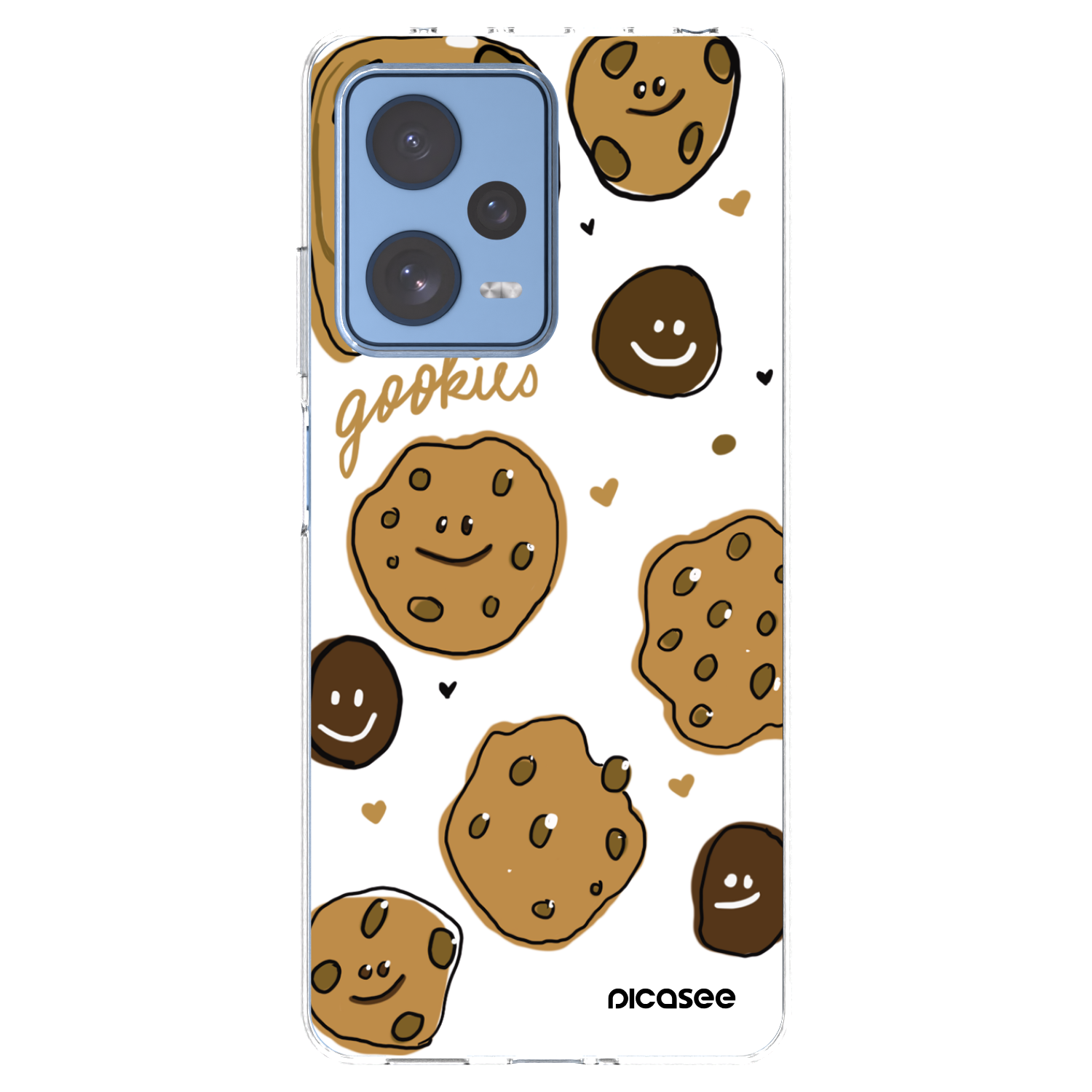 Picasee silikonski prozorni ovitek za Xiaomi Redmi Note 12 Pro 5G - Gookies