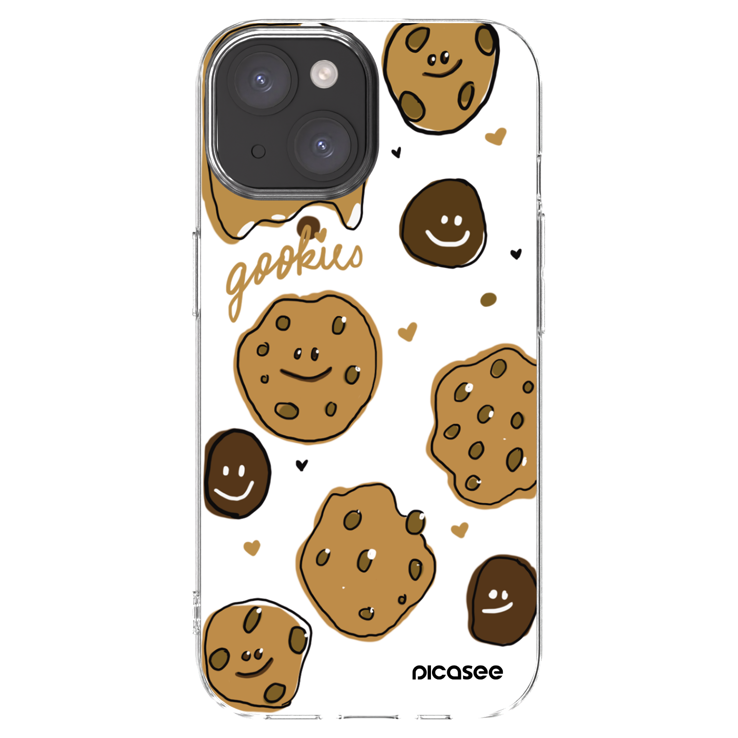 Picasee silikonski prozorni ovitek za Apple iPhone 15 - Gookies
