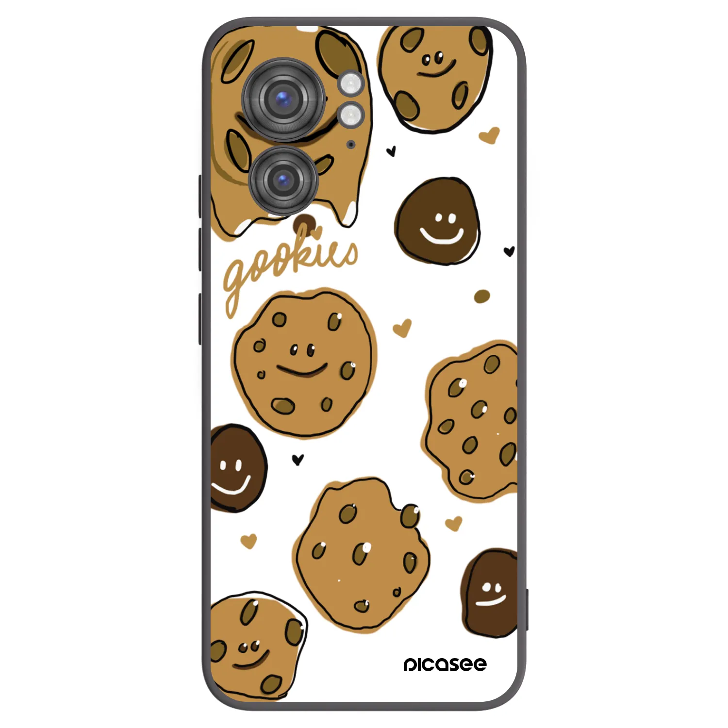 Picasee silikonski črni ovitek za Motorola Edge 40 - Gookies