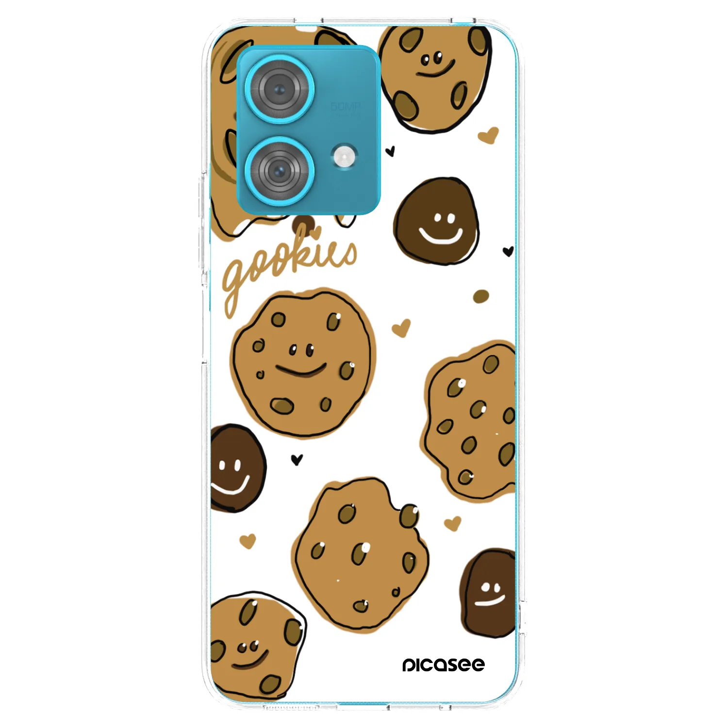 Picasee silikonski prozorni ovitek za Motorola Edge 40 Neo - Gookies