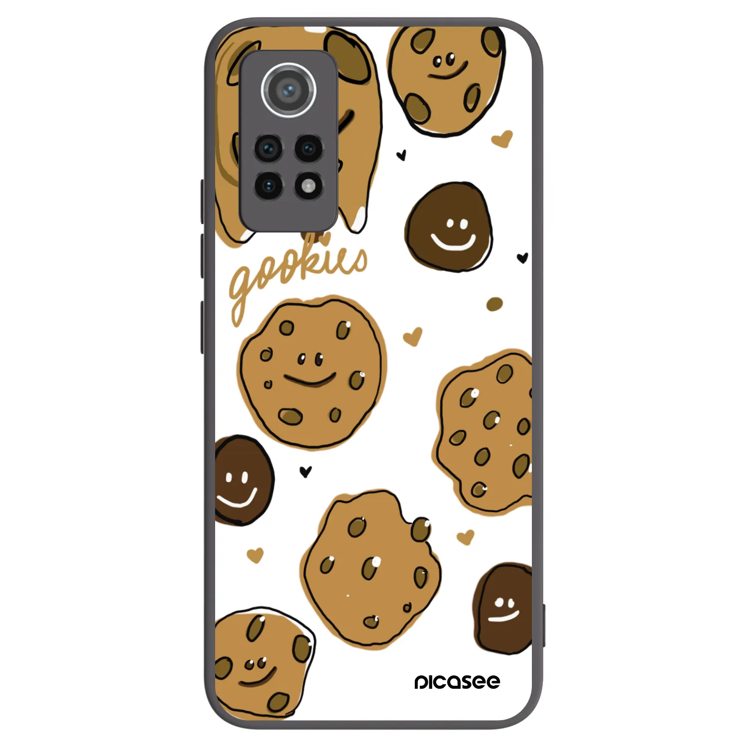 Picasee silikonski črni ovitek za Xiaomi Redmi Note 12 Pro 4G - Gookies