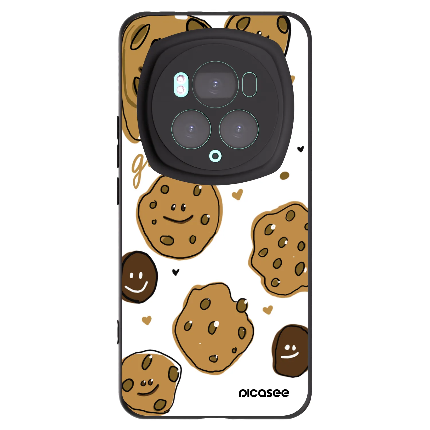 Picasee silikonski črni ovitek za Honor Magic6 Pro - Gookies