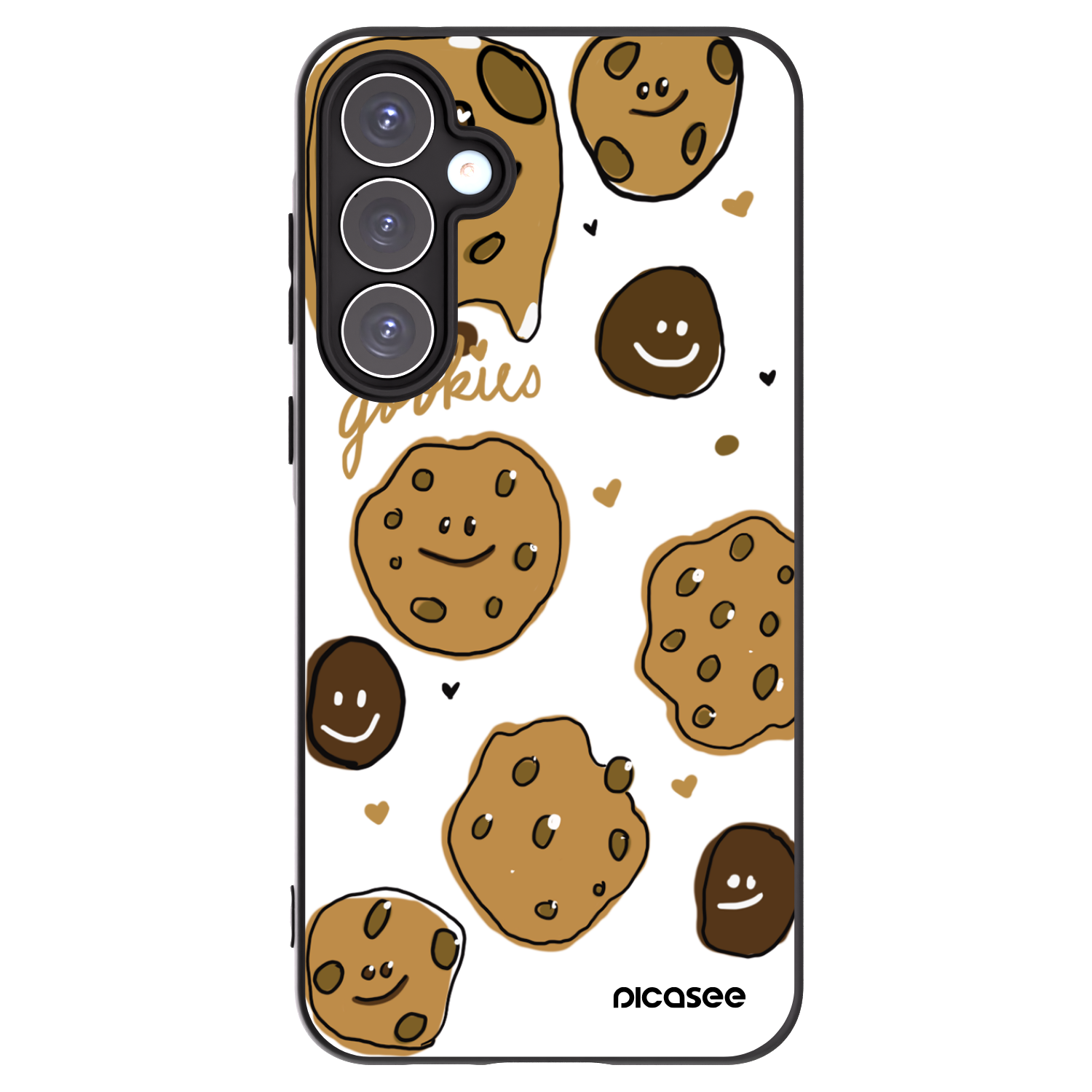 Picasee silikonski črni ovitek za Samsung Galaxy A55 5G A556B - Gookies