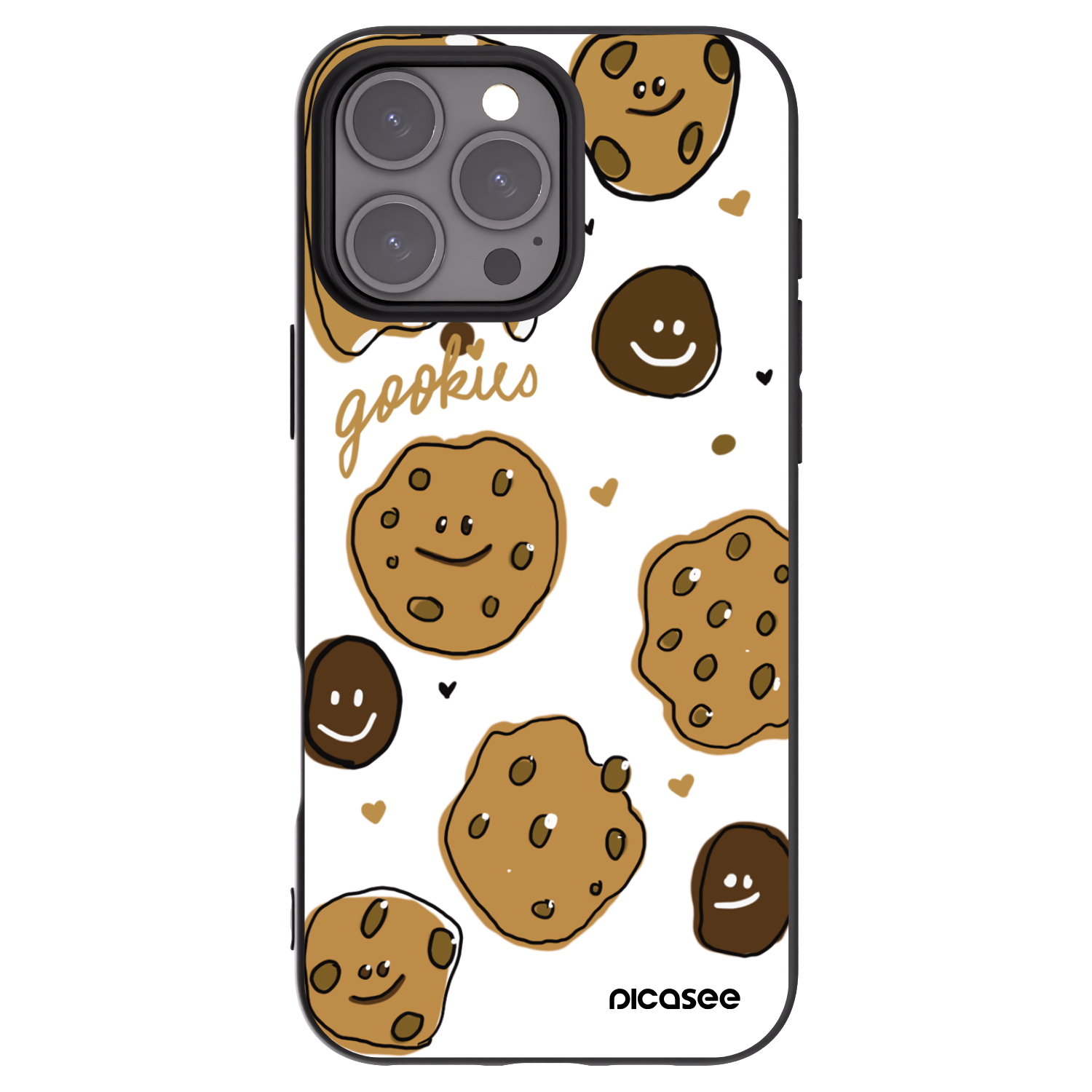 Picasee silikonski črni ovitek za Apple iPhone 16 Pro Max - Gookies