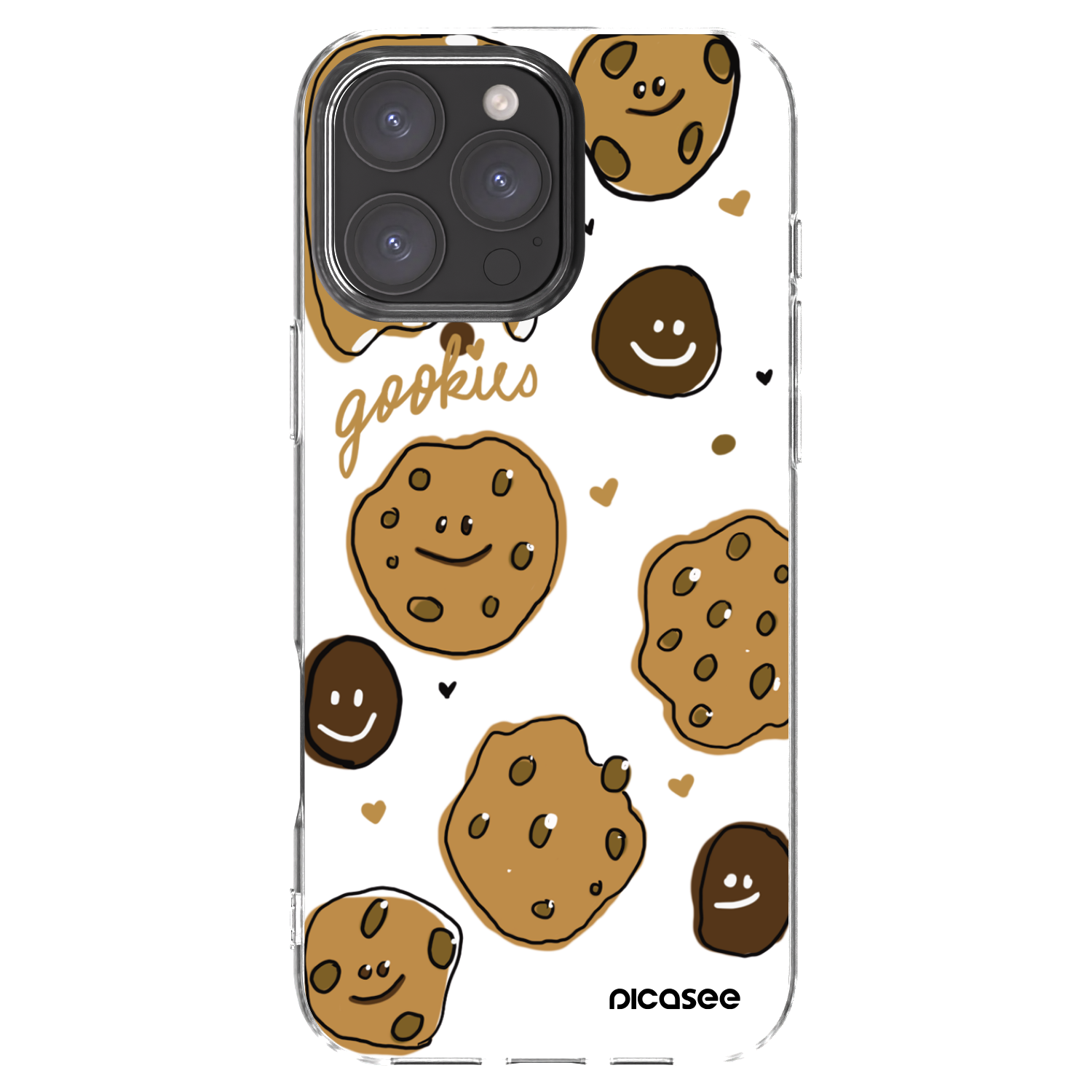 Picasee silikonski prozorni ovitek za Apple iPhone 16 Pro Max - Gookies
