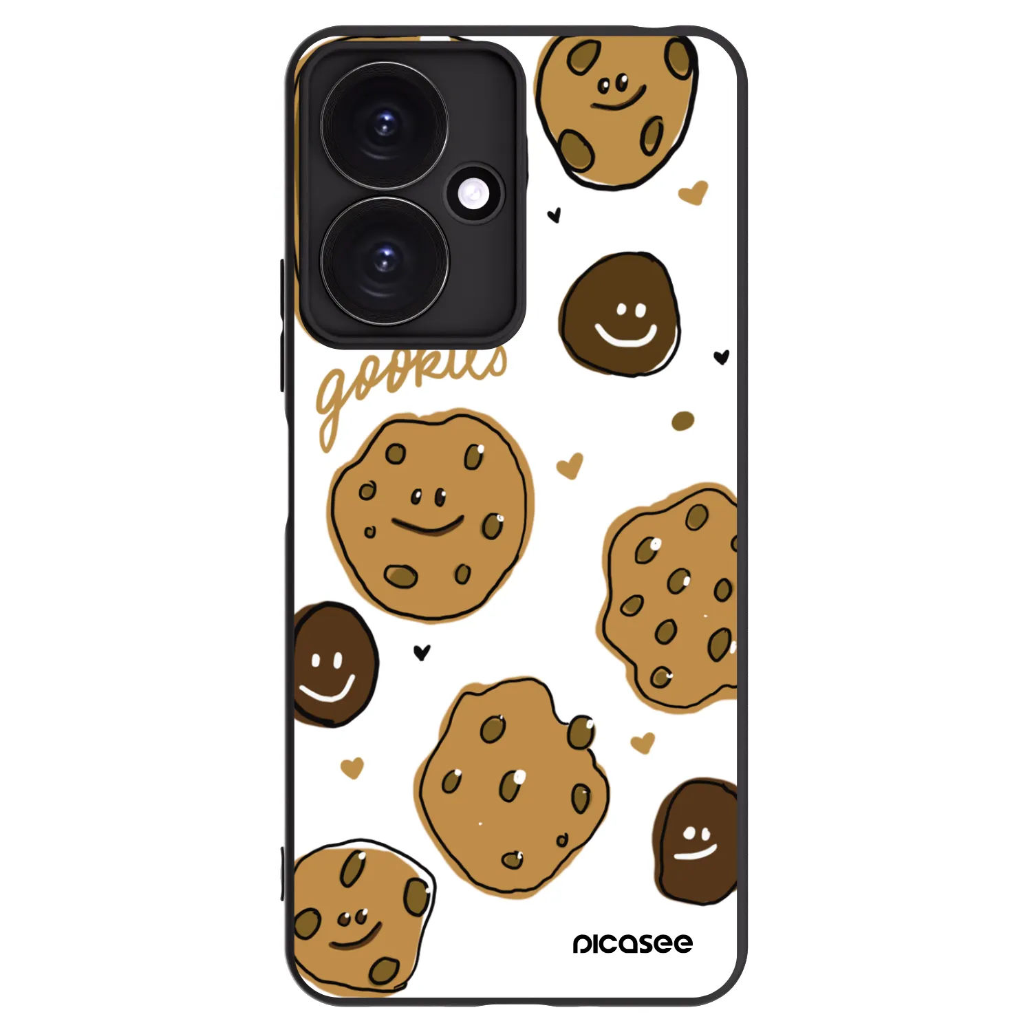 Picasee silikonski črni ovitek za Xiaomi Redmi 13C 5G - Gookies