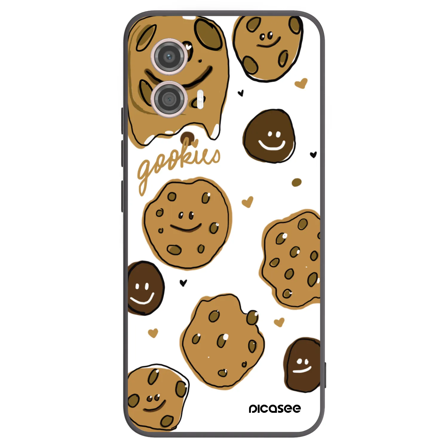 Picasee silikonski črni ovitek za Motorola Moto G53 5G - Gookies