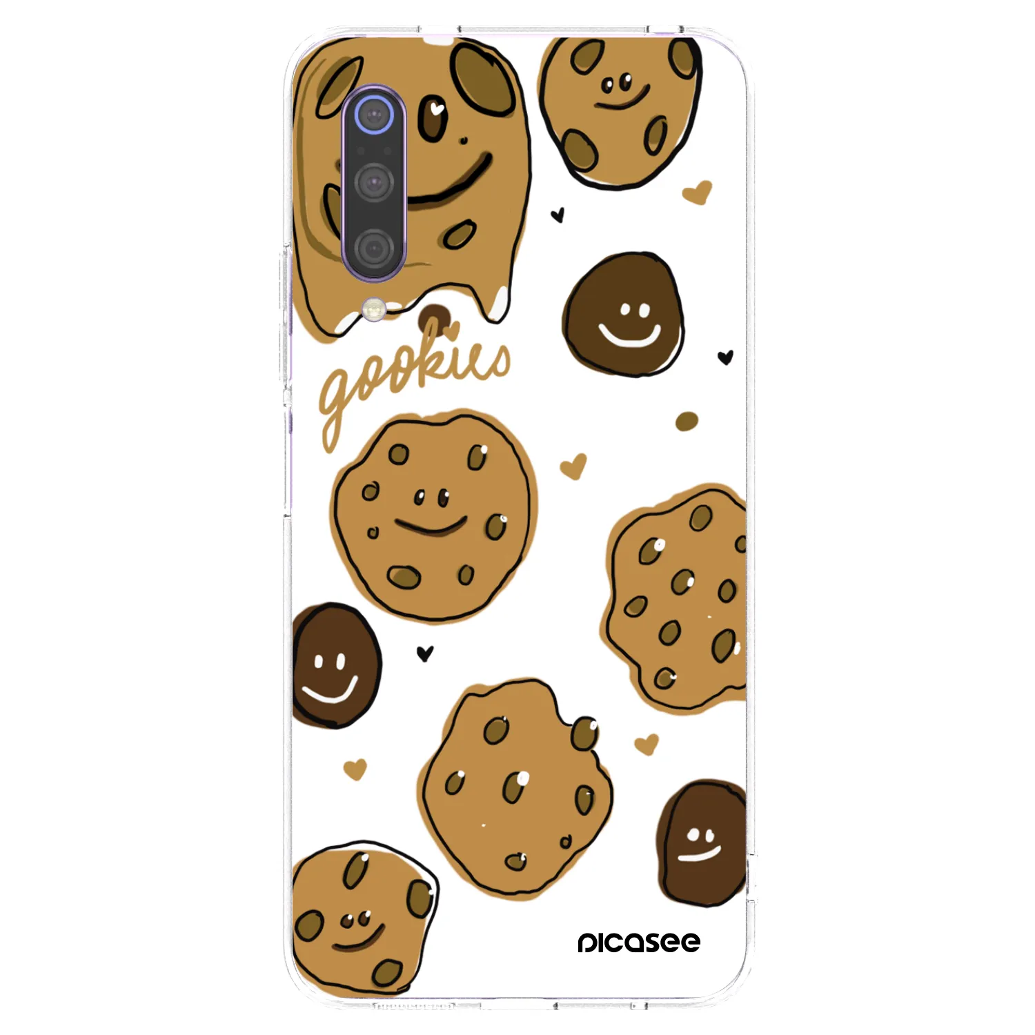 Picasee silikonski prozorni ovitek za Xiaomi Mi 9 - Gookies