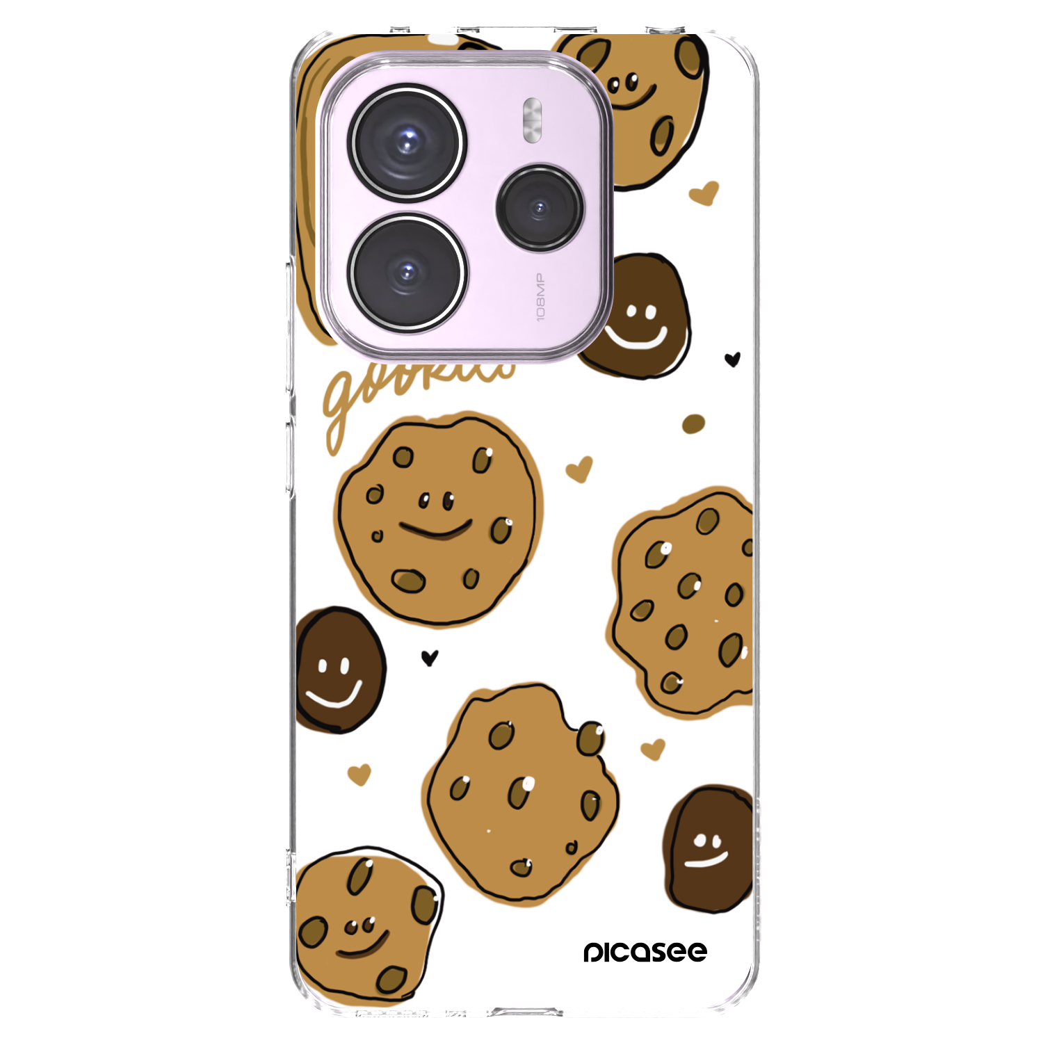 Picasee silikonski prozorni ovitek za Xiaomi Redmi Note 14 5G - Gookies