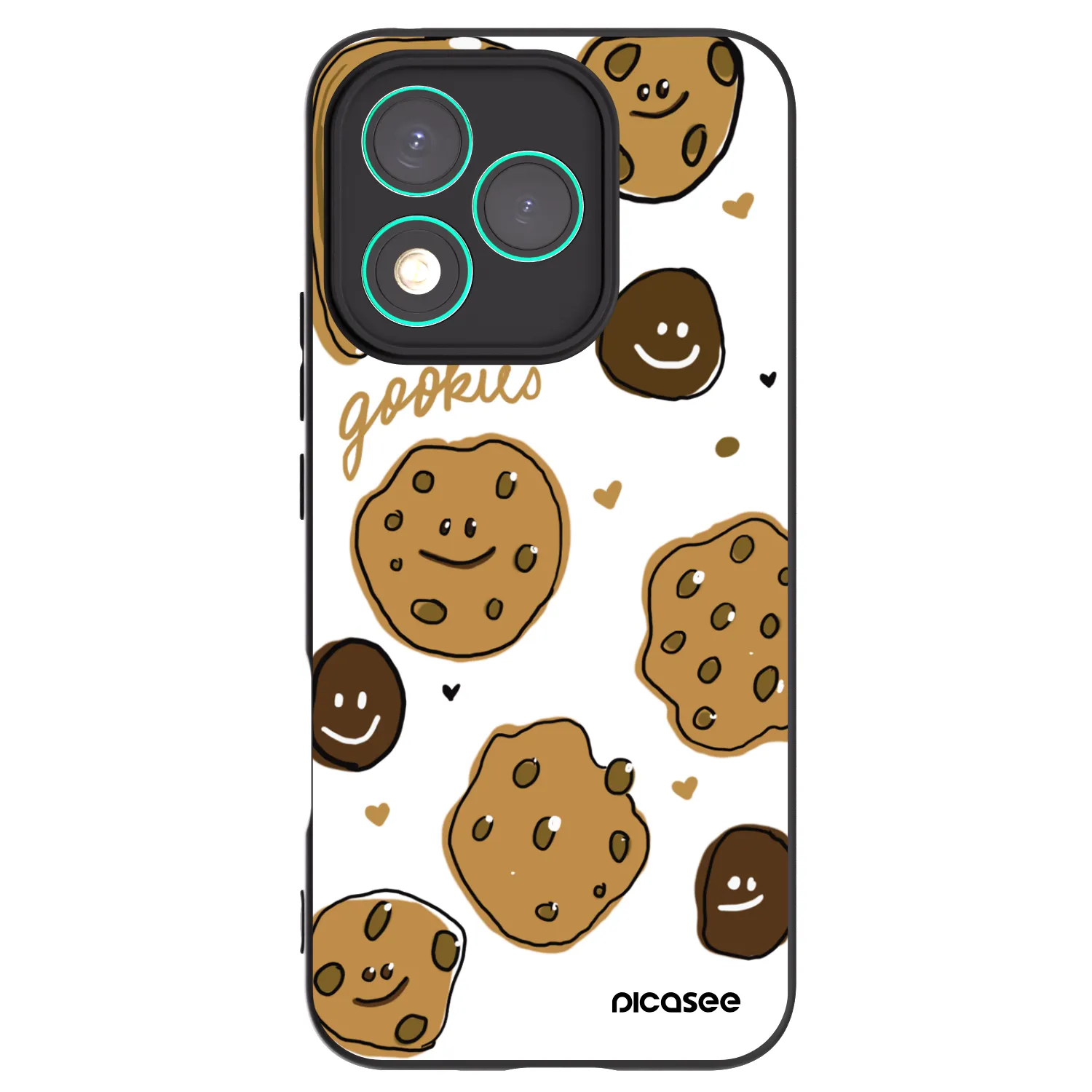 Picasee silikonski črni ovitek za Honor 400 Lite 5G - Gookies