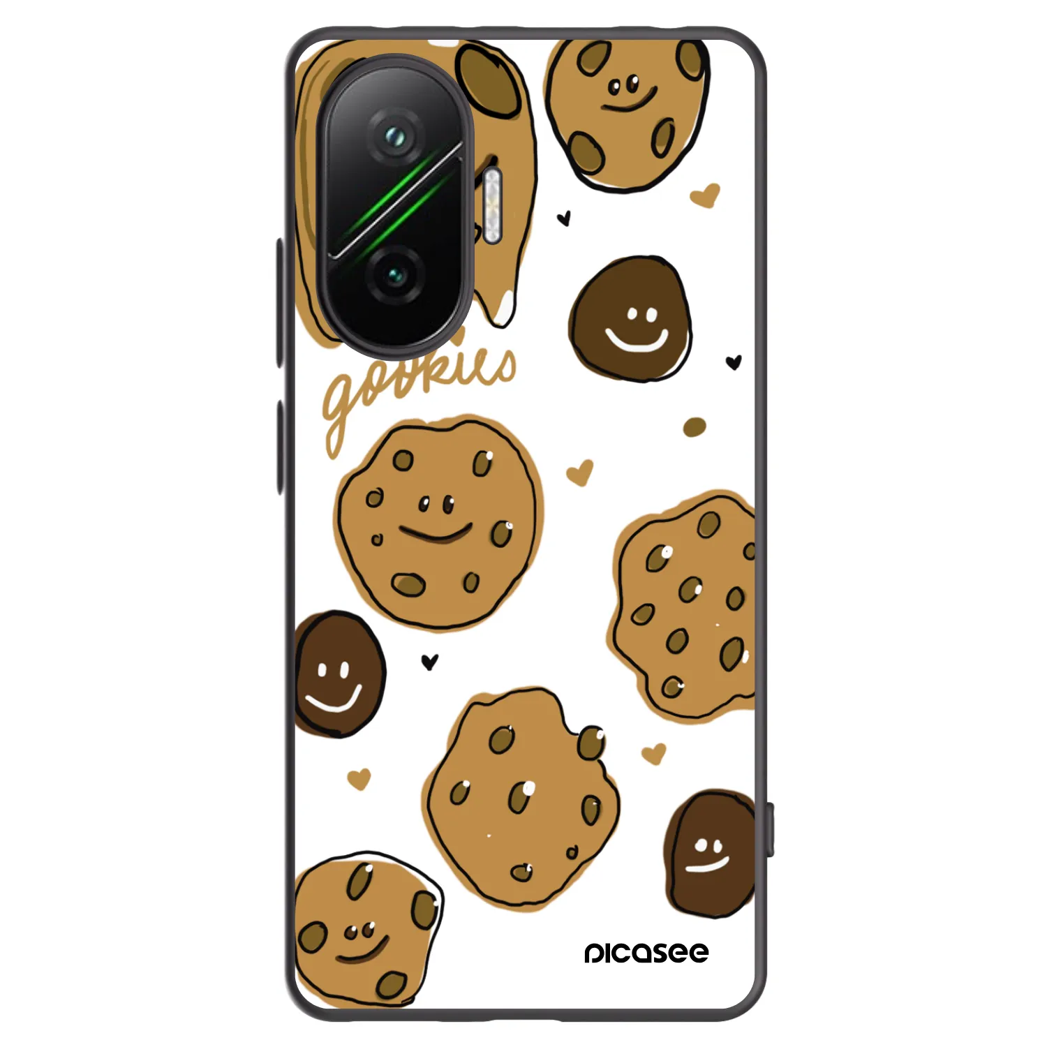Picasee silikonski črni ovitek za Xiaomi Poco F7 Pro 5G - Gookies