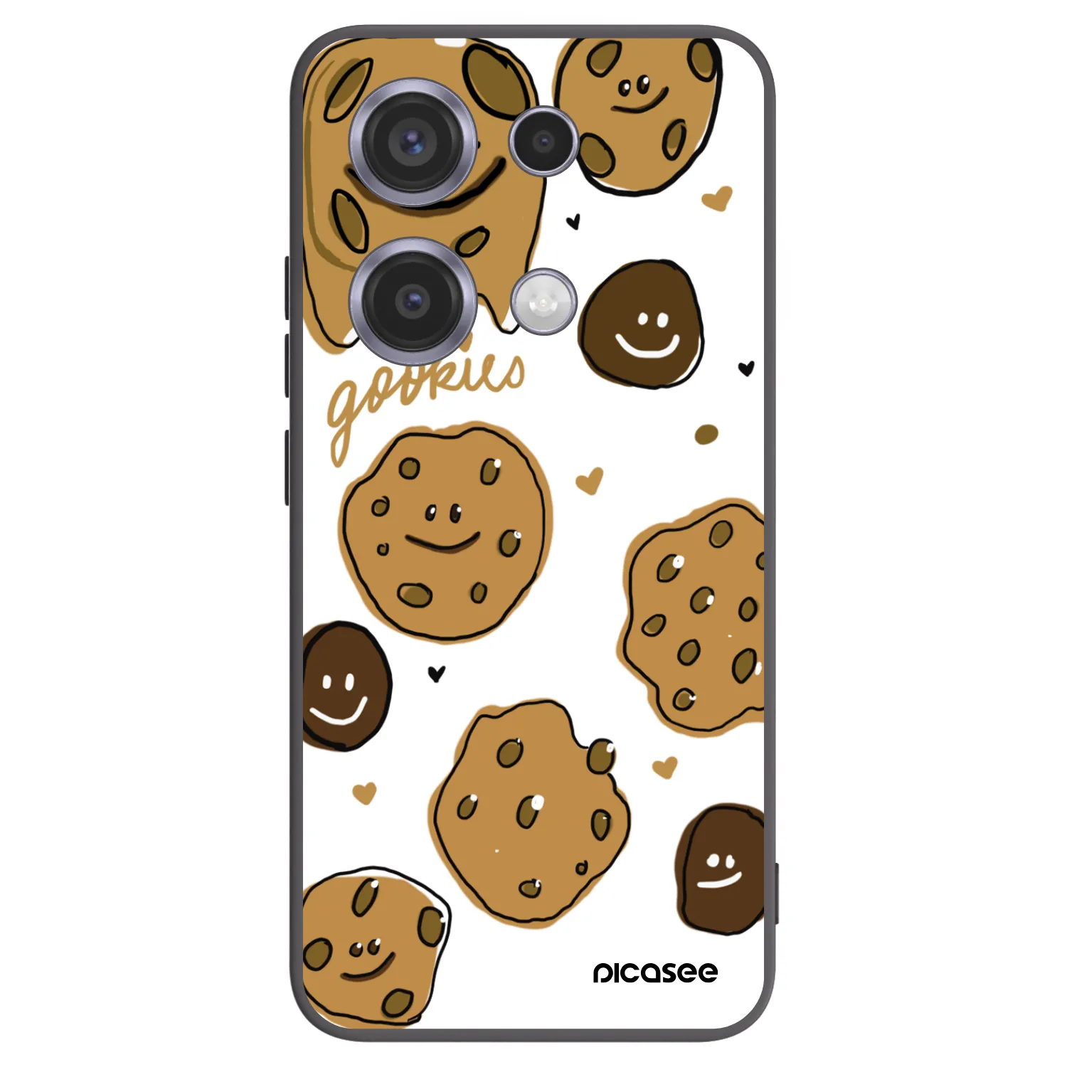 Picasee silikonski črni ovitek za Xiaomi Redmi Note 14S - Gookies