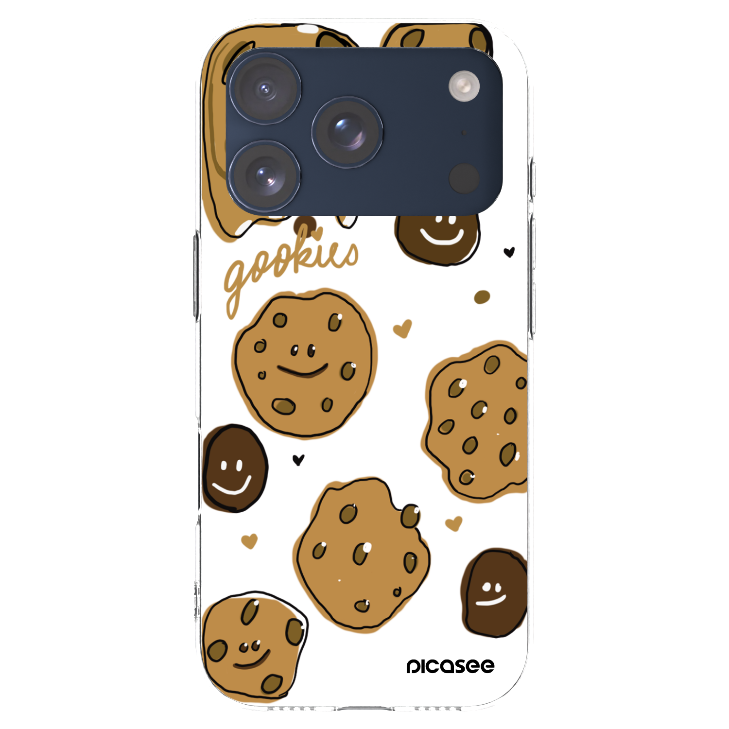 Picasee silikonski prozorni ovitek za Apple iPhone 17 Pro - Gookies