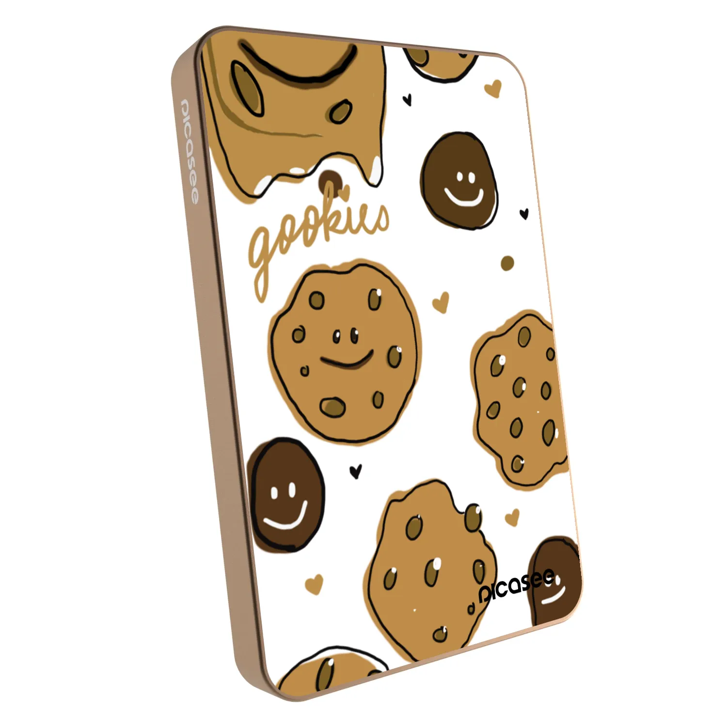 Picasee Prenosna baterija z MagSafe 5 000 mAh Zlati - Gookies