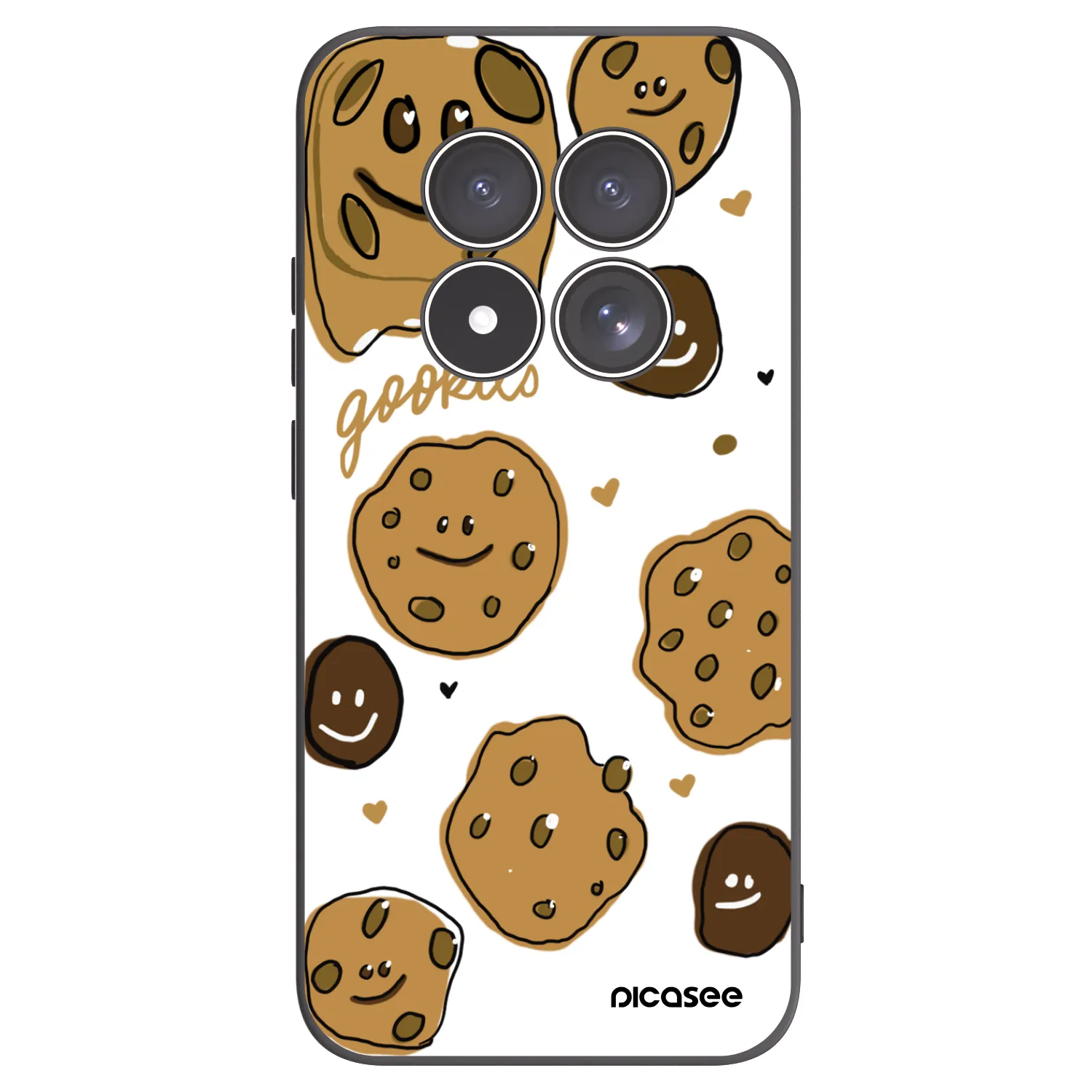 Picasee silikonski črni ovitek za Xiaomi Redmi Note 15 Pro 4G - Gookies