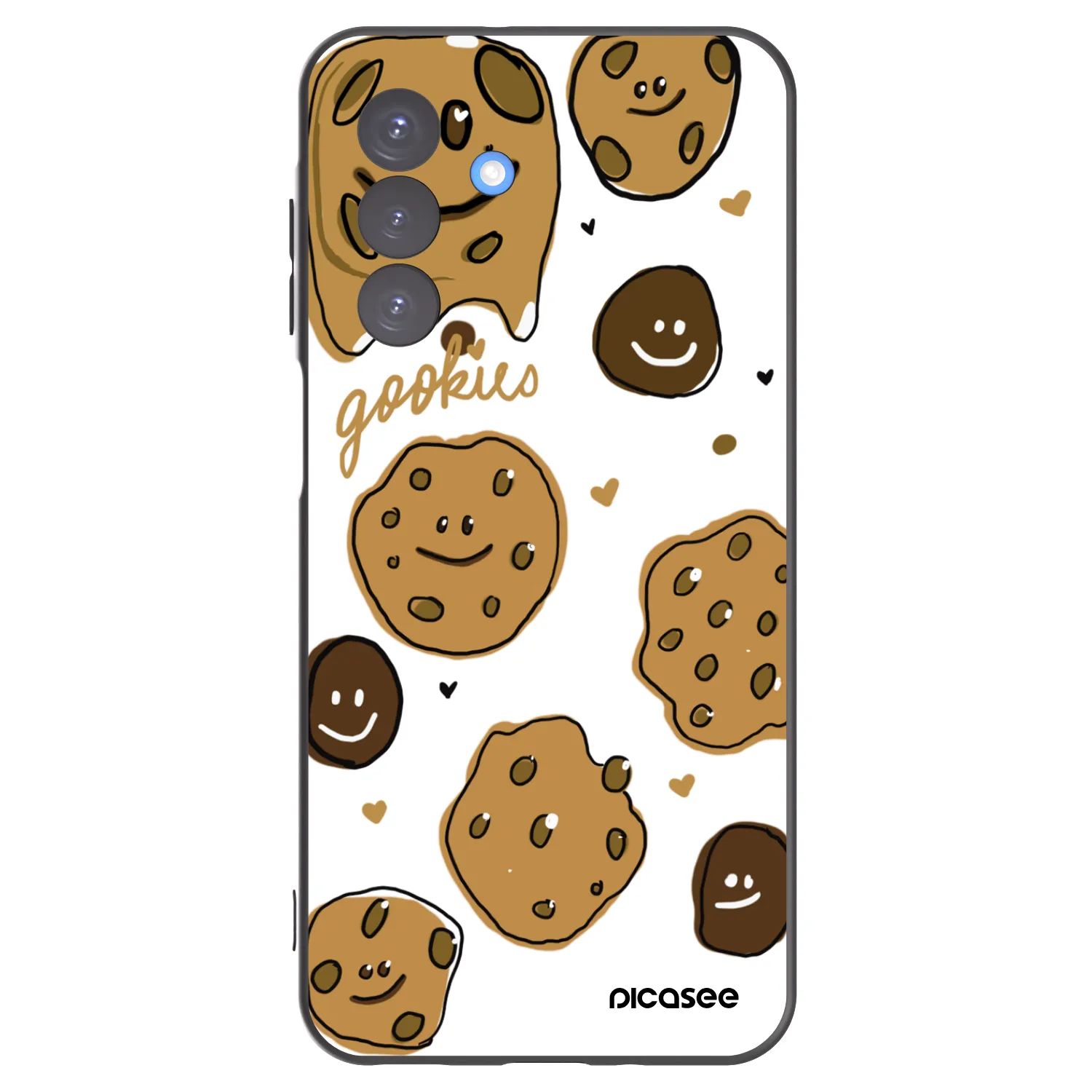 Picasee silikonski črni ovitek za Samsung Galaxy A17 5G - Gookies