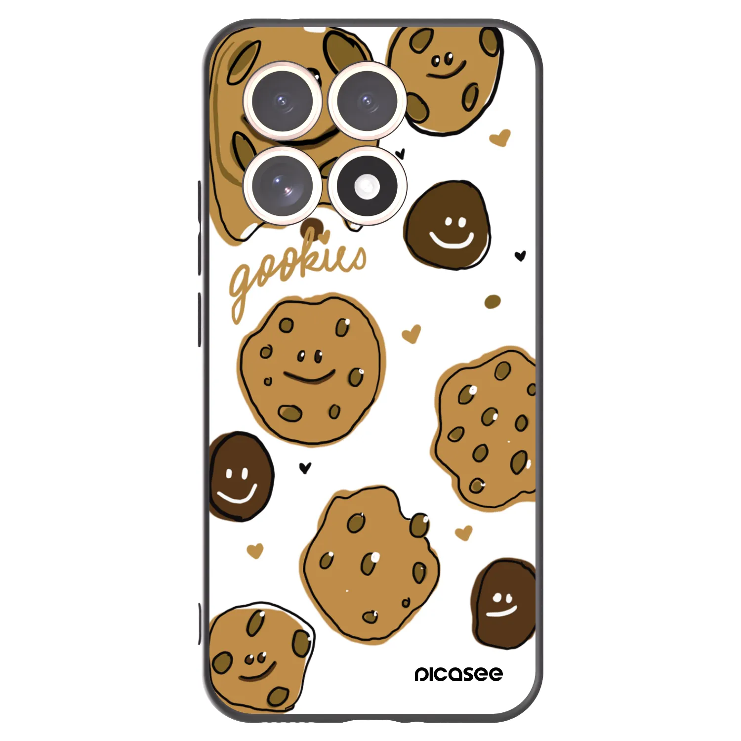 Picasee silikonski črni ovitek za Xiaomi 15T - Gookies