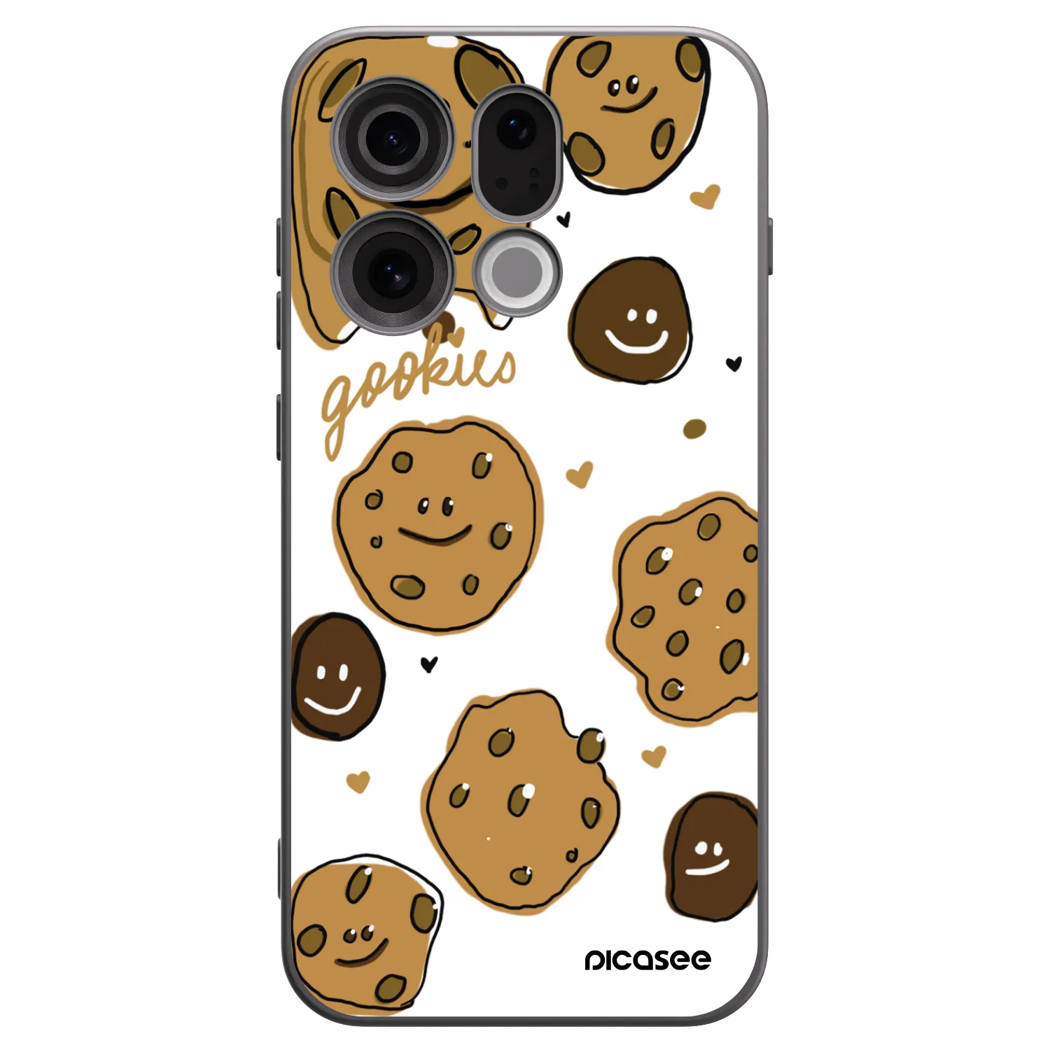 Picasee silikonski črni ovitek za OPPO Find X9 - Gookies