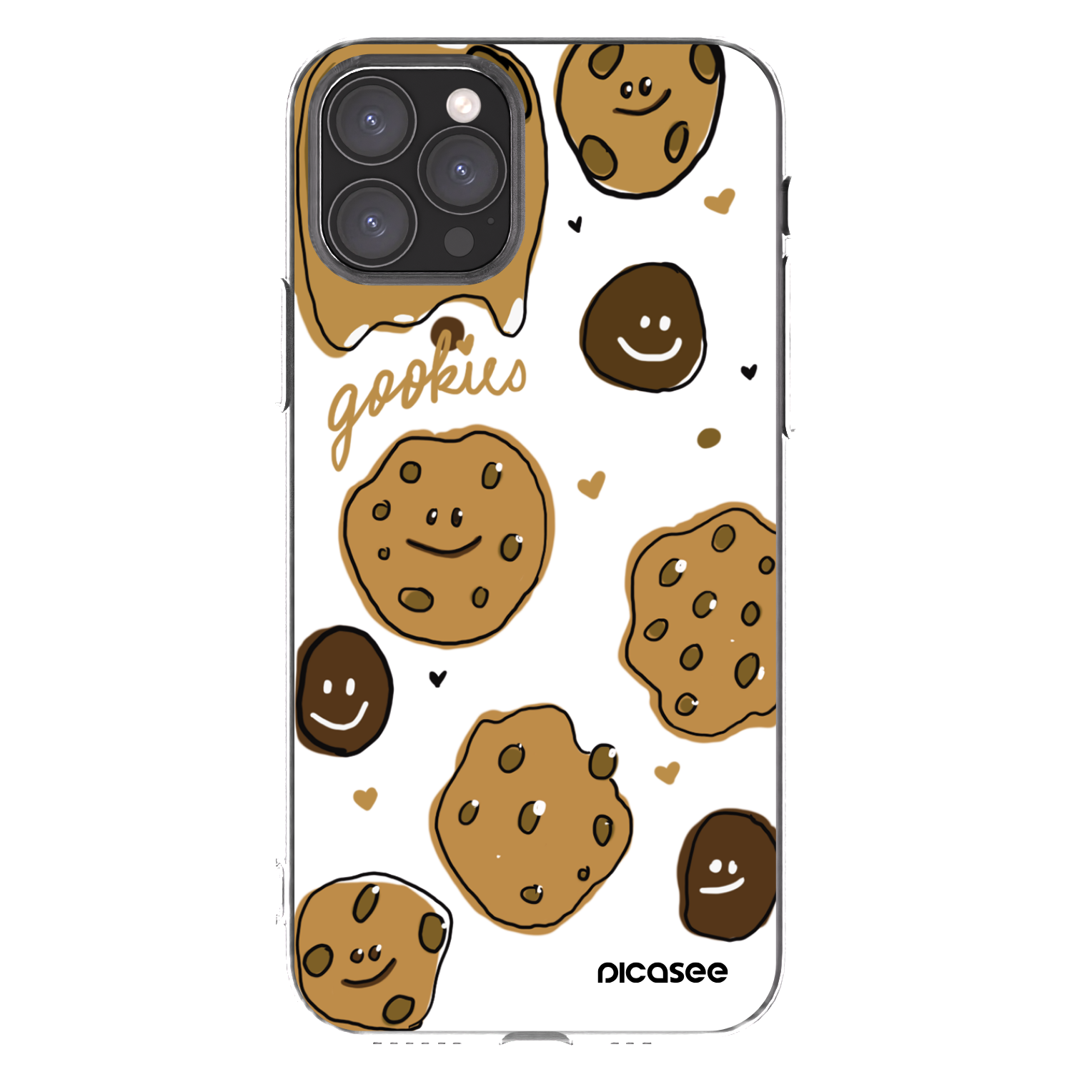 Picasee silikonski prozorni ovitek za Apple iPhone 11 Pro - Gookies