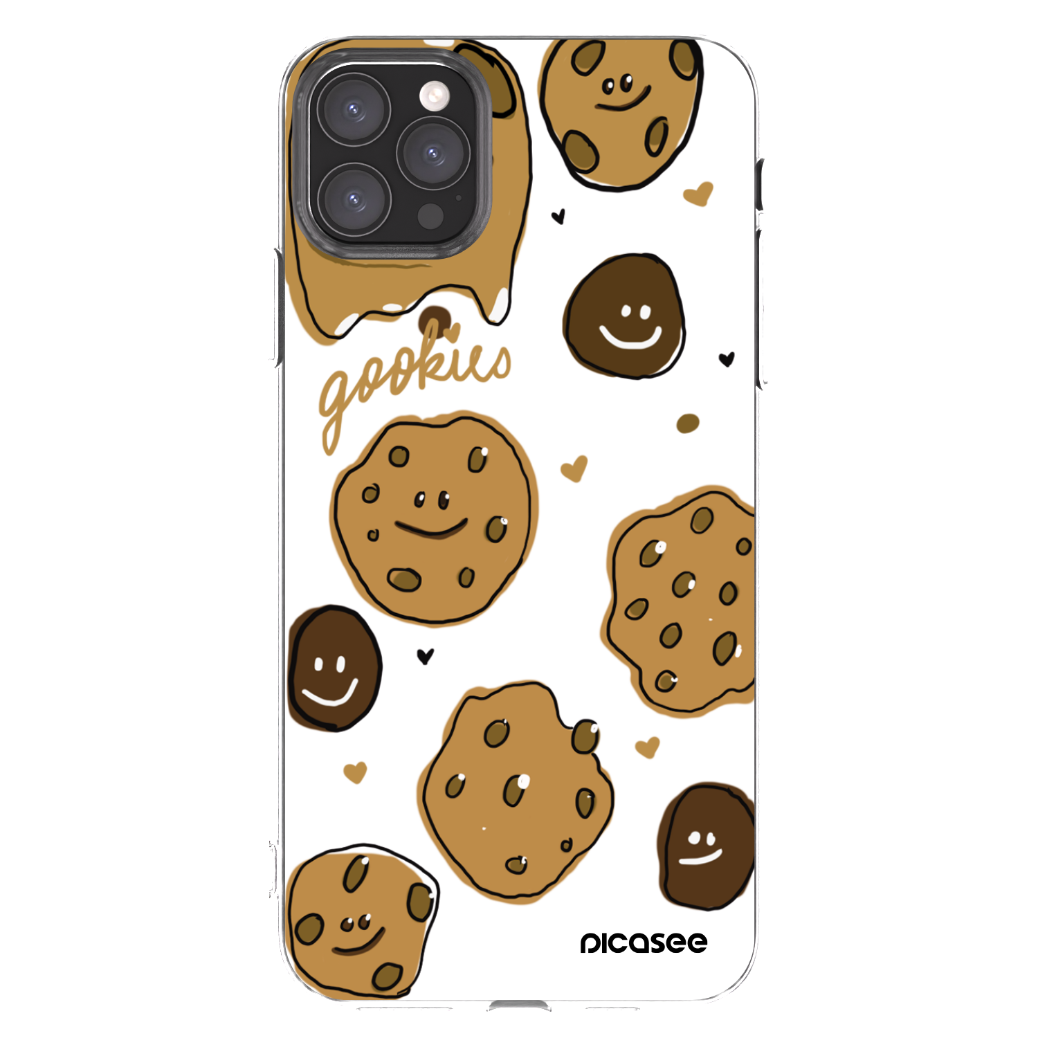 Picasee silikonski prozorni ovitek za Apple iPhone 11 Pro Max - Gookies