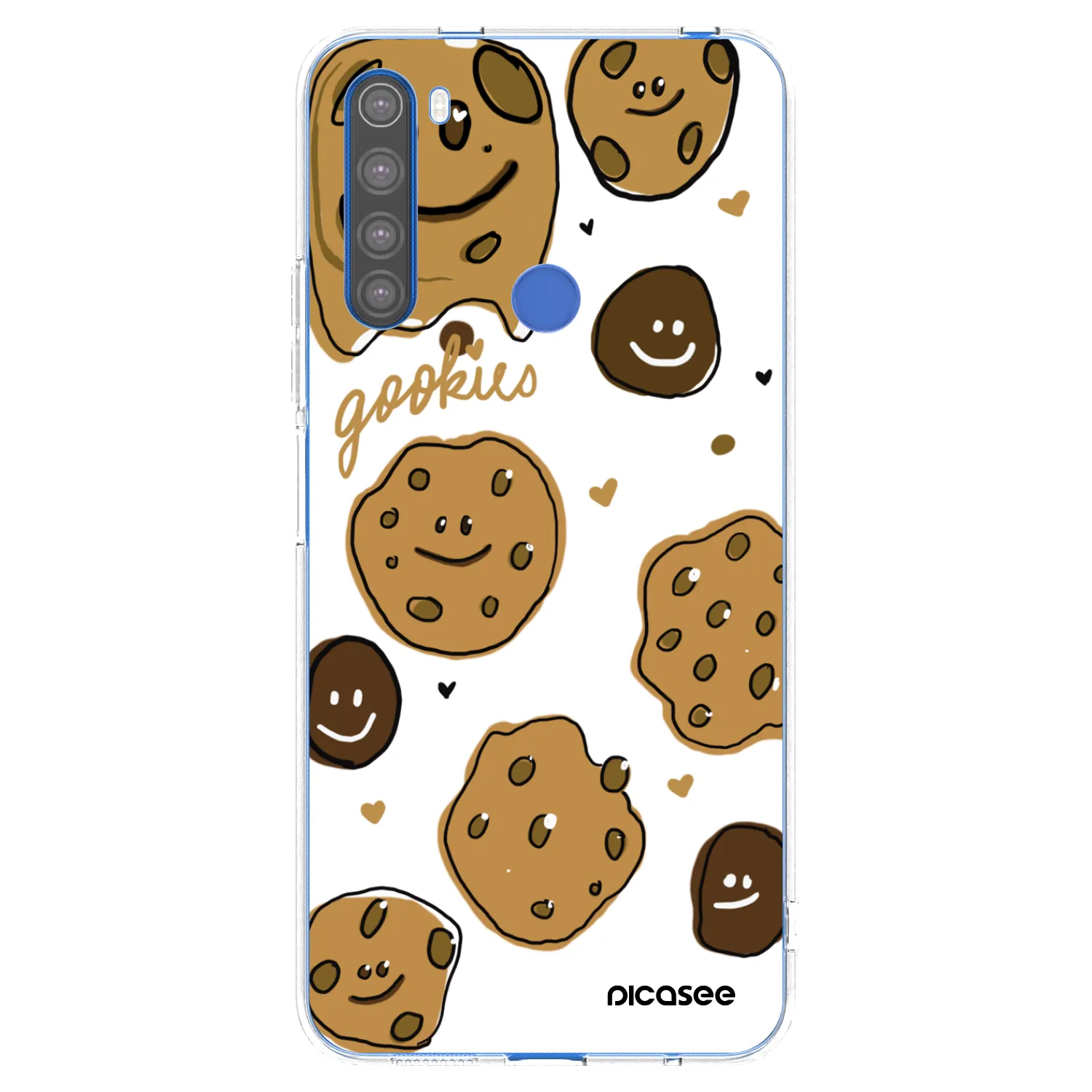 Picasee silikonski prozorni ovitek za Xiaomi Redmi Note 8T - Gookies