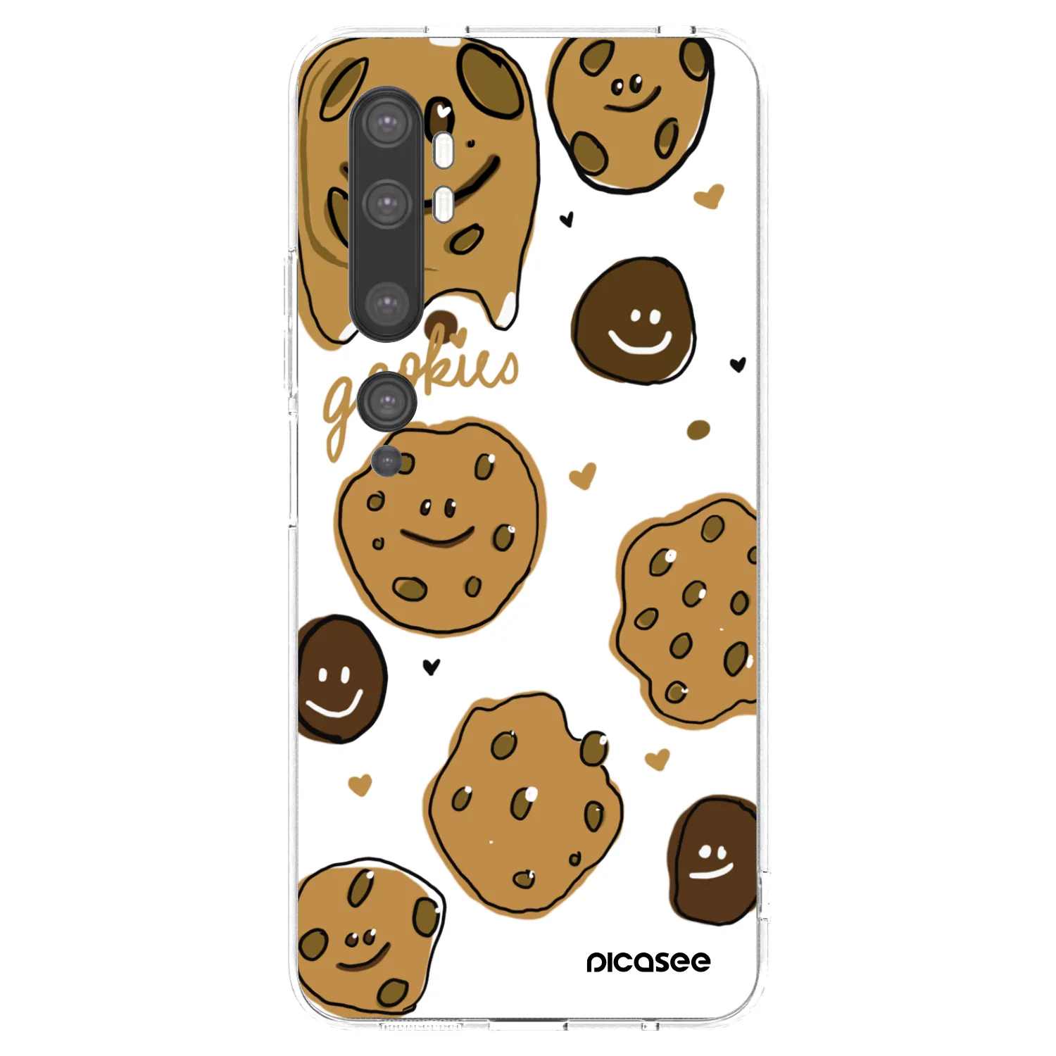 Picasee silikonski prozorni ovitek za Xiaomi Mi Note 10 (Pro) - Gookies