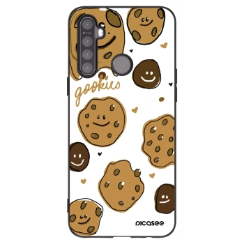 Picasee silikonski črni ovitek za Realme 5 - Gookies