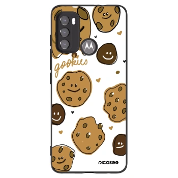 Picasee silikonski črni ovitek za Motorola Moto G60 - Gookies