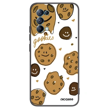 Picasee silikonski črni ovitek za OPPO Reno 5 5G - Gookies