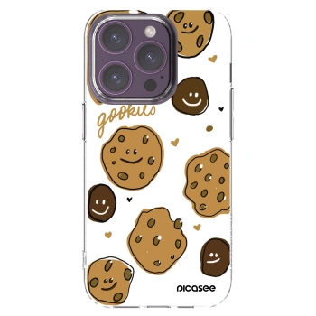 Picasee silikonski prozorni ovitek za Apple iPhone 14 Pro - Gookies