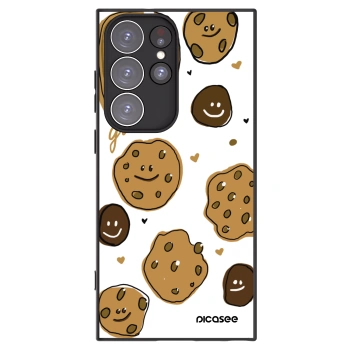 Picasee silikonski črni ovitek za Samsung Galaxy S23 Ultra 5G - Gookies