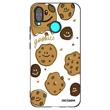 Picasee silikonski črni ovitek za Huawei Nova 3 - Gookies