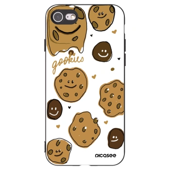 Picasee silikonski črni ovitek za Apple iPhone 7 - Gookies