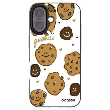 Picasee silikonski črni ovitek za Apple iPhone 16 - Gookies