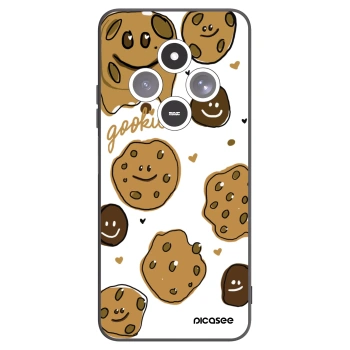 Picasee silikonski črni ovitek za Xiaomi Redmi 14C - Gookies
