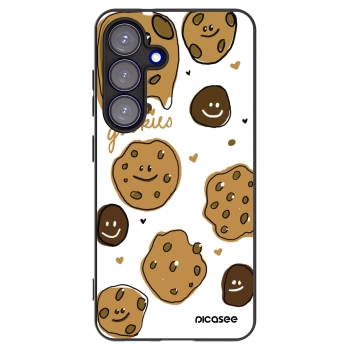 Picasee silikonski črni ovitek za Samsung Galaxy S25 5G - Gookies