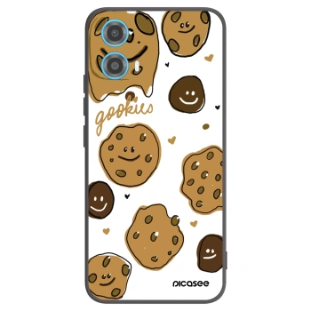 Picasee silikonski črni ovitek za Motorola Moto G34 5G - Gookies