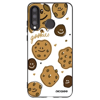 Picasee silikonski črni ovitek za Huawei P30 Lite - Gookies