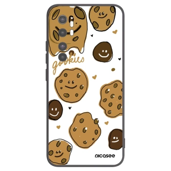 Picasee silikonski črni ovitek za Xiaomi Mi Note 10 Lite - Gookies