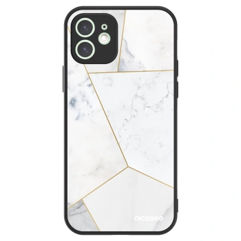 Picasee ULTIMATE CASE MagSafe za Apple iPhone 12 - White tile