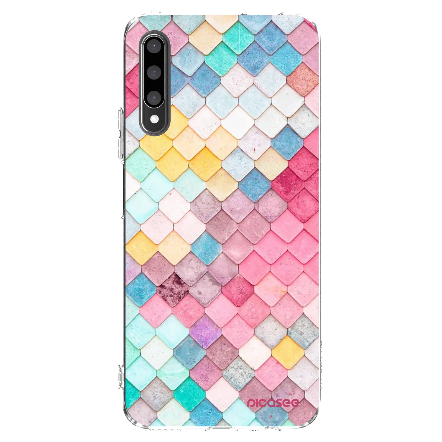 Picasee silikonski prozorni ovitek za Honor 9X Pro - Colorful roof