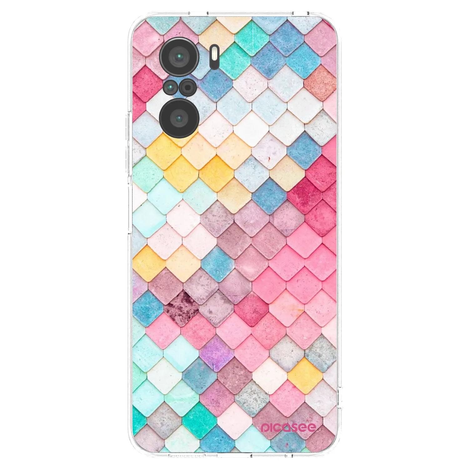 Picasee silikonski prozorni ovitek za Xiaomi Poco F3 - Colorful roof