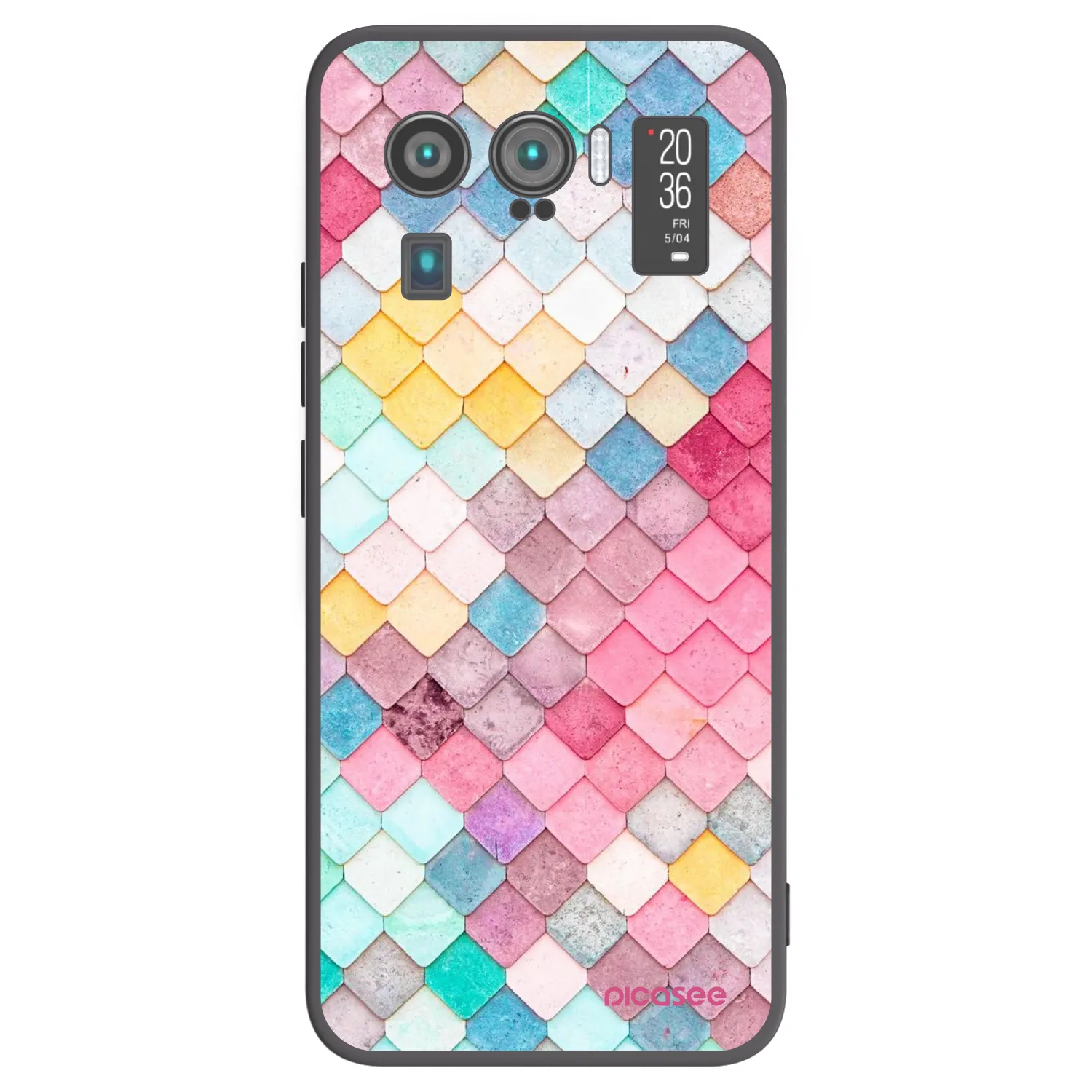 Picasee silikonski črni ovitek za Xiaomi Mi 11 Ultra - Colorful roof