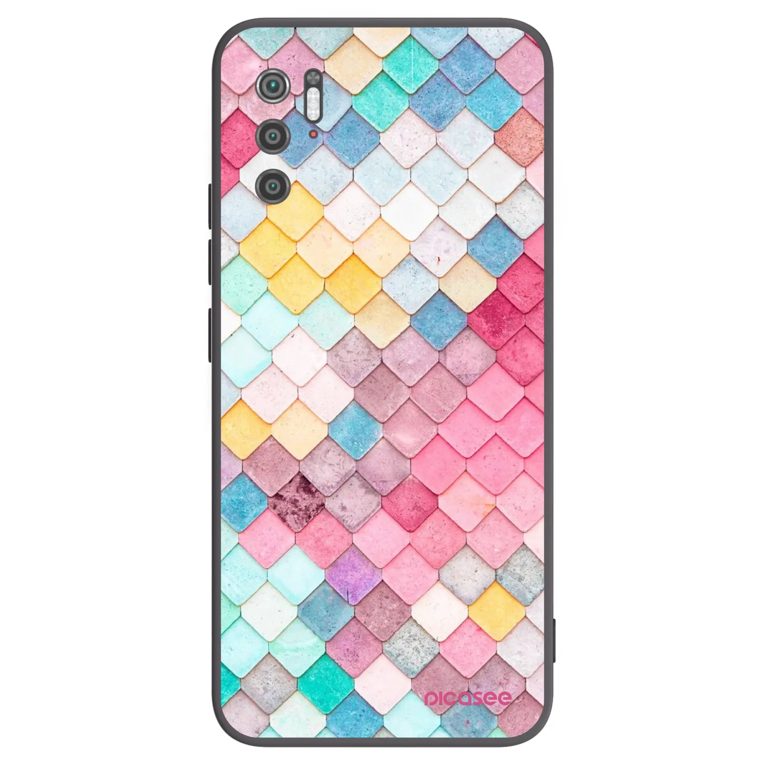 Picasee silikonski črni ovitek za Xiaomi Poco M3 Pro 5G - Colorful roof