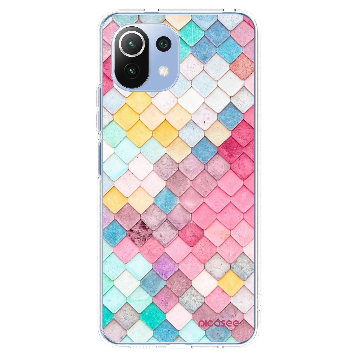 Picasee silikonski prozorni ovitek za Xiaomi 11 Lite 5G NE - Colorful roof