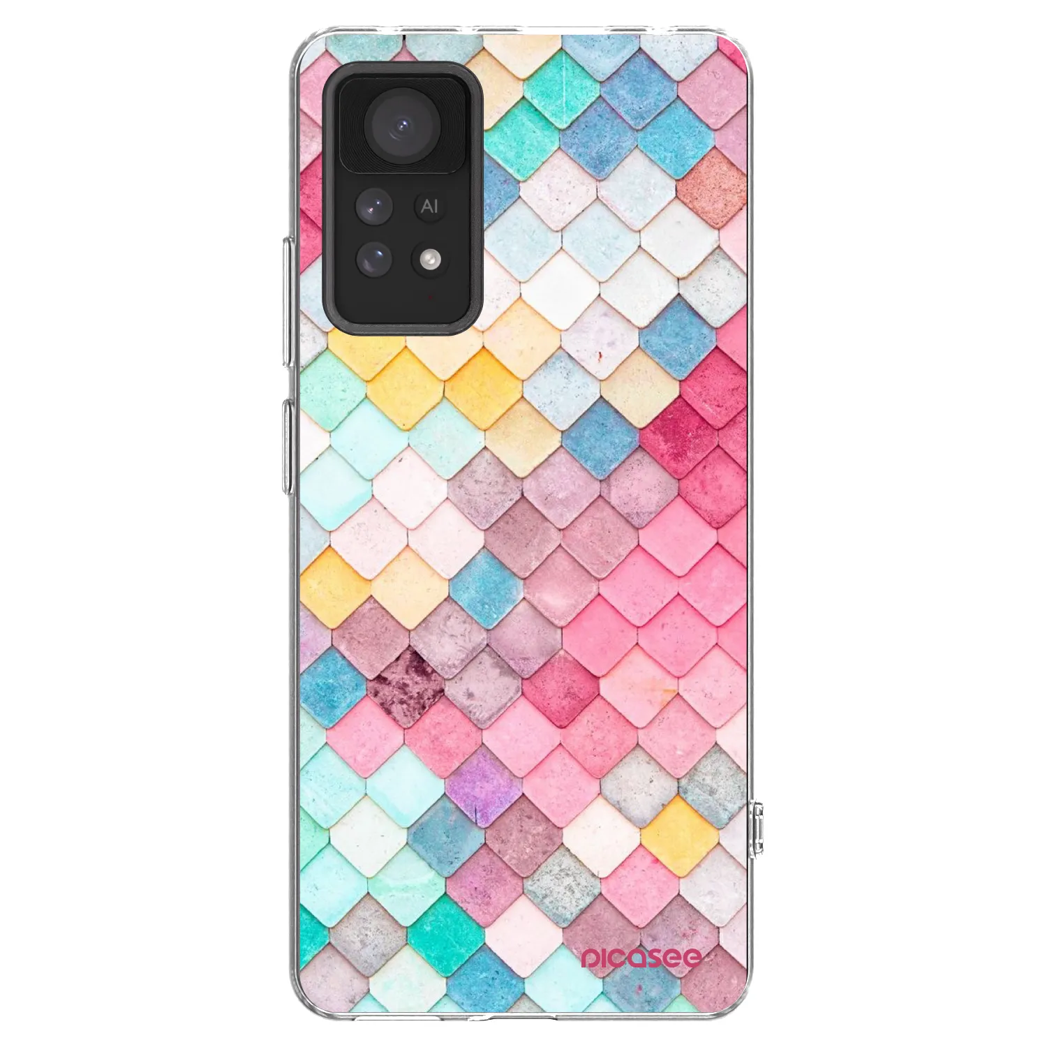 Picasee silikonski prozorni ovitek za Xiaomi Redmi Note 11 Pro 5G - Colorful roof