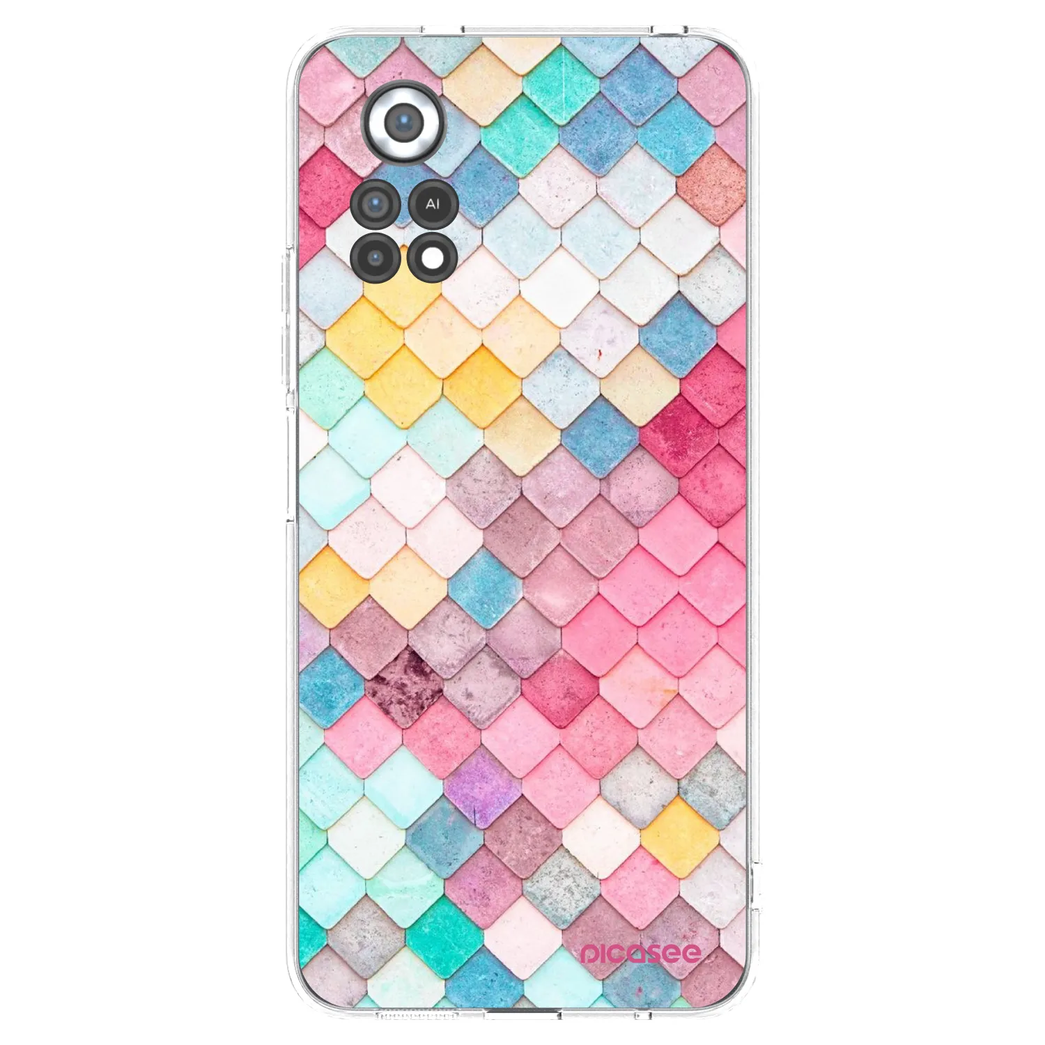 Picasee silikonski prozorni ovitek za Xiaomi Poco X4 Pro 5G - Colorful roof