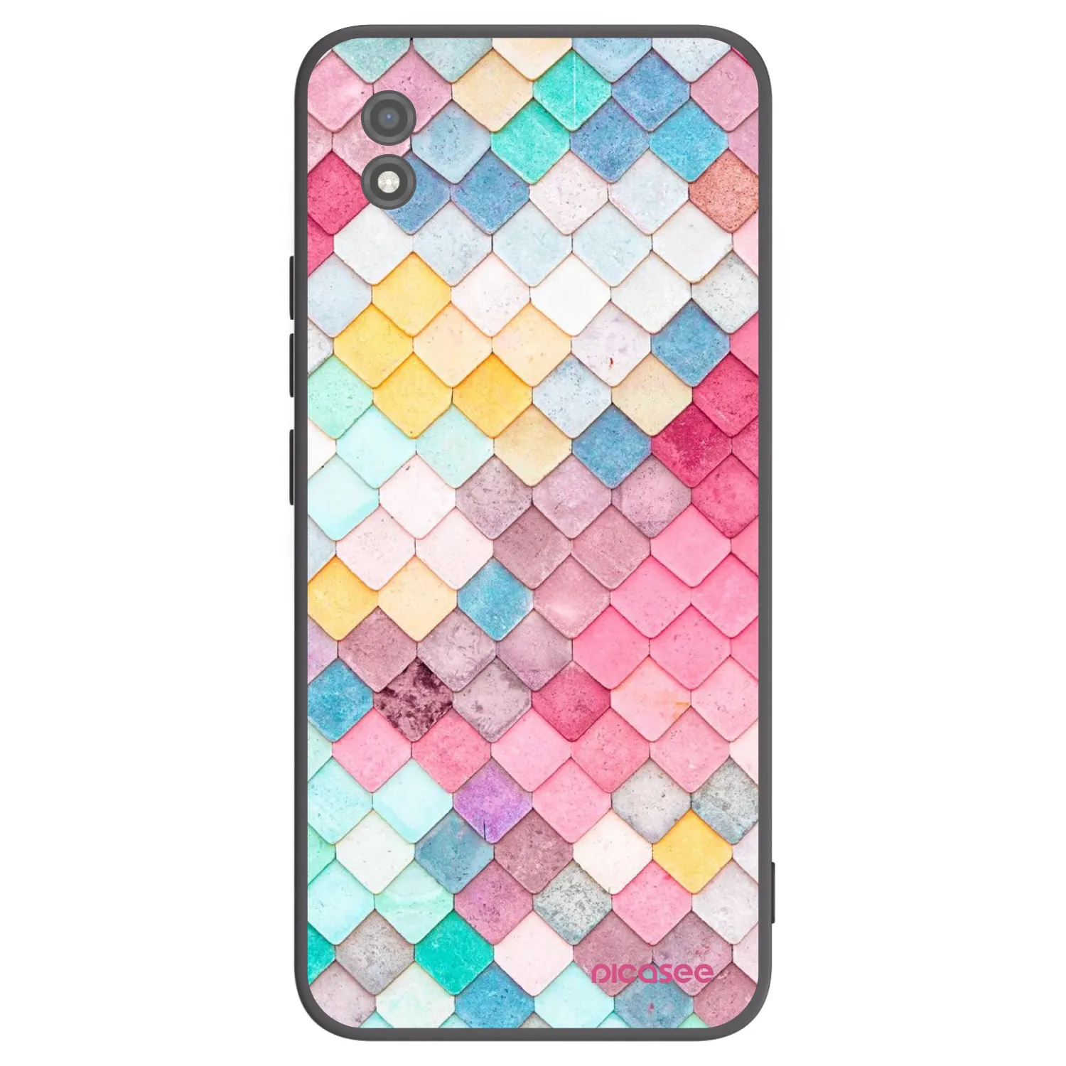 Picasee silikonski črni ovitek za Realme C11 (2021) - Colorful roof