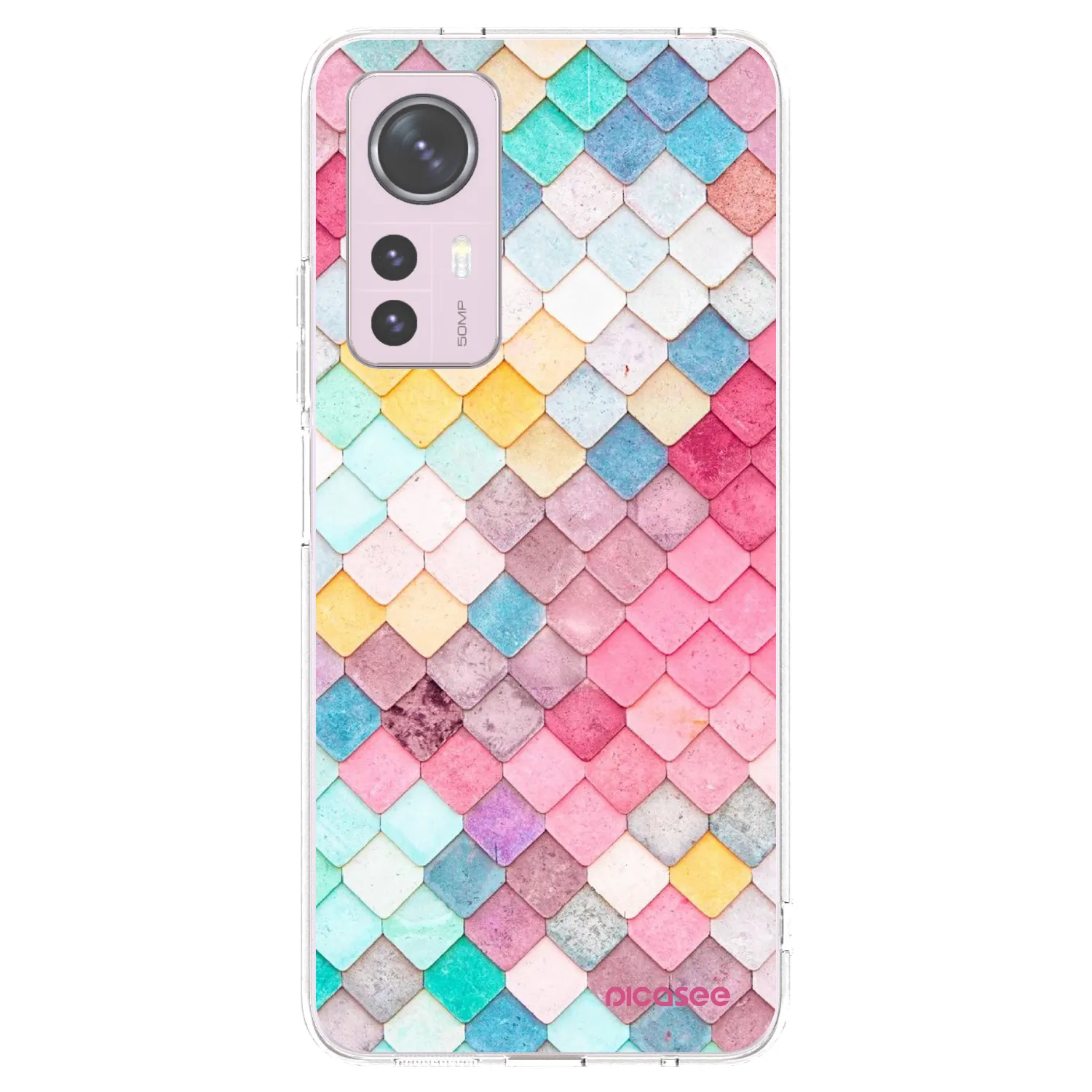 Picasee silikonski prozorni ovitek za Xiaomi 12 - Colorful roof