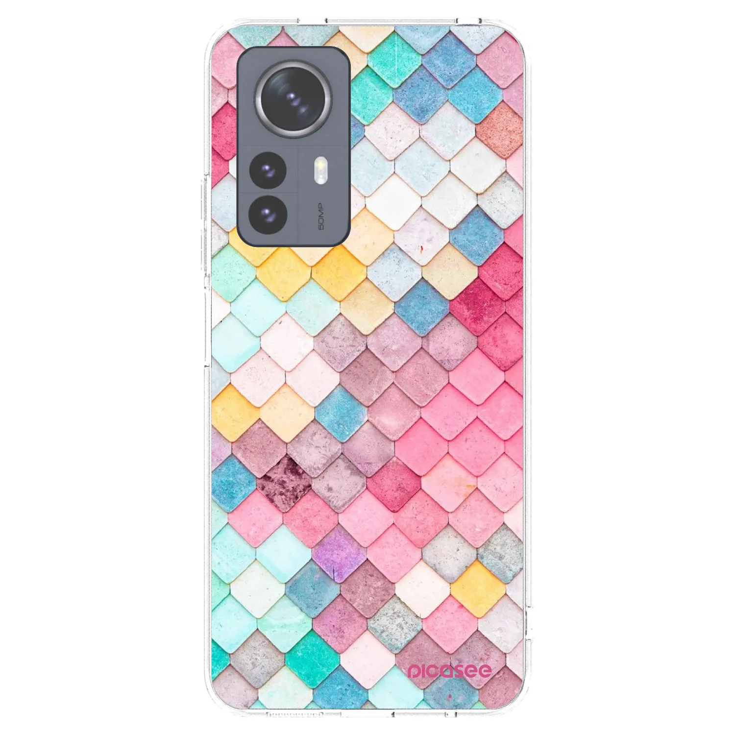 Picasee silikonski prozorni ovitek za Xiaomi 12 Pro - Colorful roof